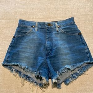 Wrangler Cut Off Jean Shorts